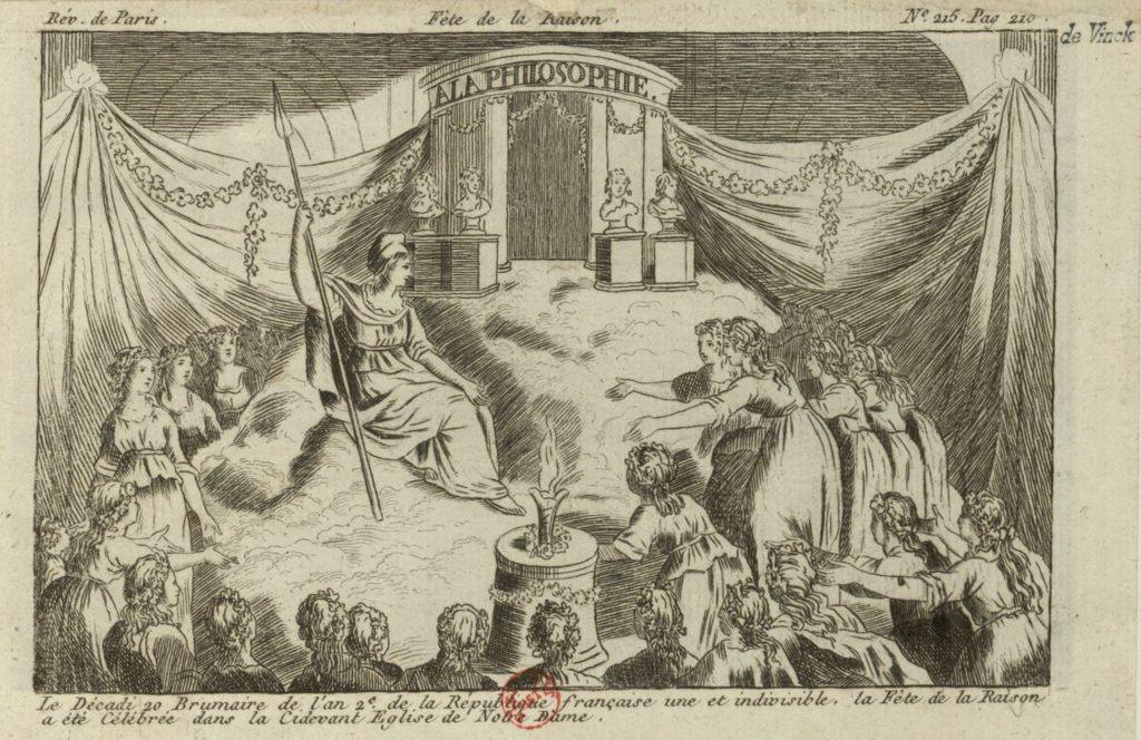 Fiesta de la Razón. 1793